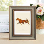 Shop 0 zuojiuqianhui / 5 inch-8.8x12.7cm 11 Colors American Style Retro Photo Frame For Wedding Gift DIY Desktop Art Decor Picture Frames 5-10Inch Classical Photo Frame Mademoiselle Home Decor