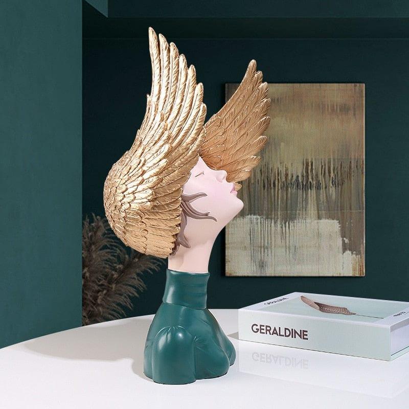 Shop 0 Dream Girl,Statue,Creative Sculpture,Desk Decoration,Decorative Figurine Miniature,Modern Style,Home Decoration,Size 39*19*15cm Mademoiselle Home Decor