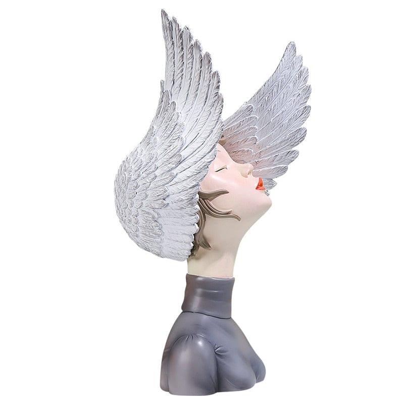 Shop 0 1 Dream Girl,Statue,Creative Sculpture,Desk Decoration,Decorative Figurine Miniature,Modern Style,Home Decoration,Size 39*19*15cm Mademoiselle Home Decor