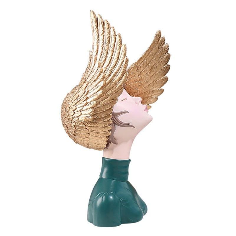 Shop 0 2 Dream Girl,Statue,Creative Sculpture,Desk Decoration,Decorative Figurine Miniature,Modern Style,Home Decoration,Size 39*19*15cm Mademoiselle Home Decor