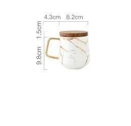 Shop Mug White / Wooden Lid Jouer Mug Mademoiselle Home Decor