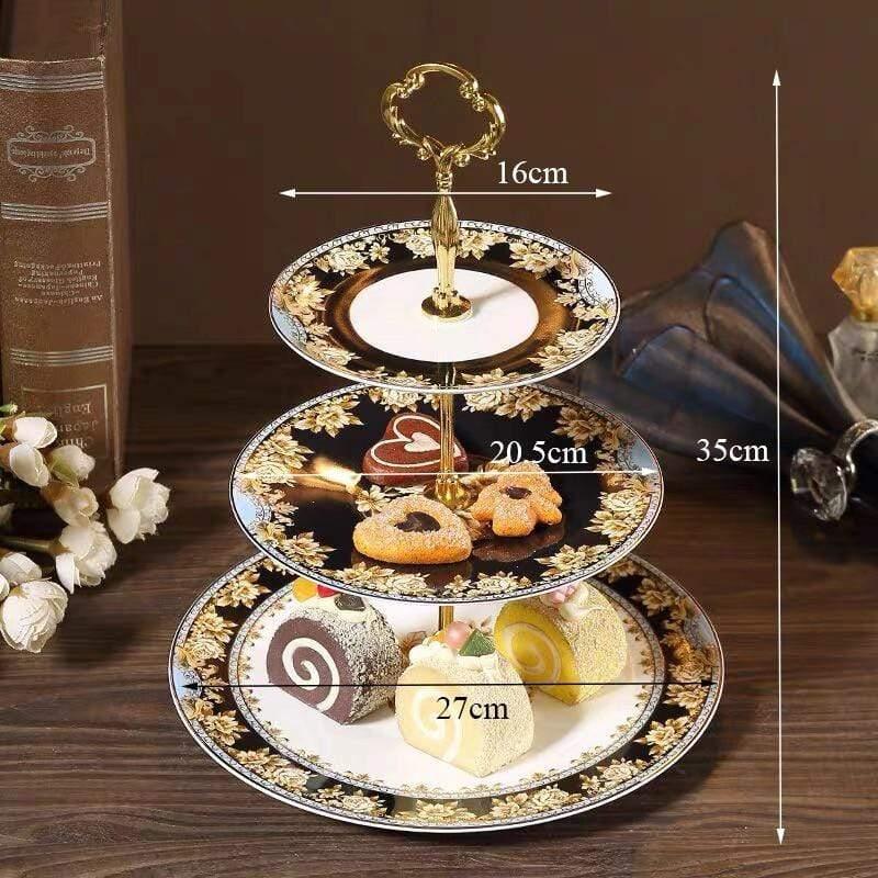 Shop 0 3pcs Fountain Plate Julette Tea Set Mademoiselle Home Decor