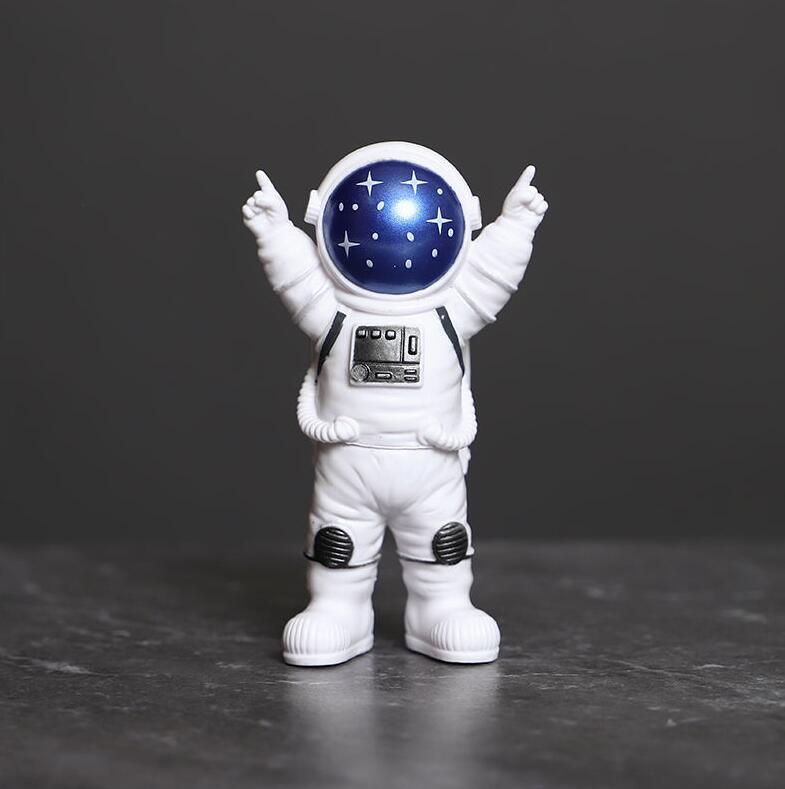 Shop 0 11 1pc Resin Astronaut Figure Statue Figurine Spaceman Sculpture Educational Toys Desktop Home Decoration Astronaut Model Kids Gift Mademoiselle Home Decor