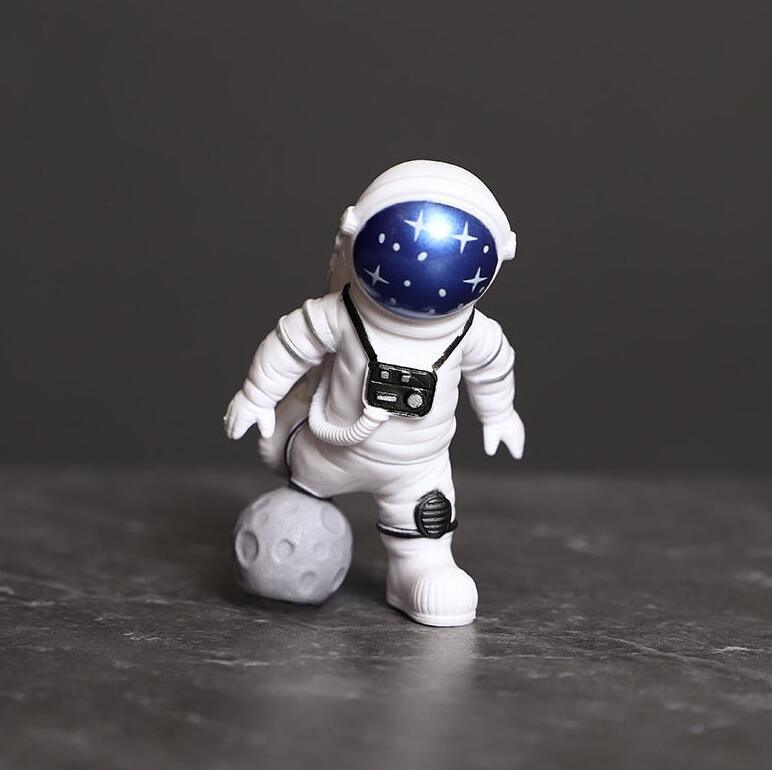 Shop 0 10 1pc Resin Astronaut Figure Statue Figurine Spaceman Sculpture Educational Toys Desktop Home Decoration Astronaut Model Kids Gift Mademoiselle Home Decor