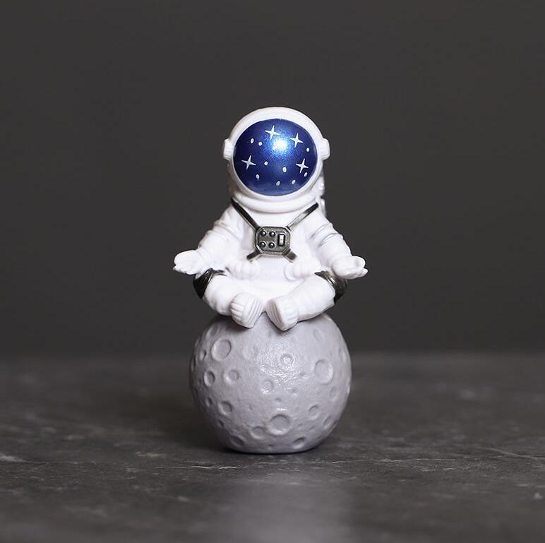 Shop 0 9 1pc Resin Astronaut Figure Statue Figurine Spaceman Sculpture Educational Toys Desktop Home Decoration Astronaut Model Kids Gift Mademoiselle Home Decor