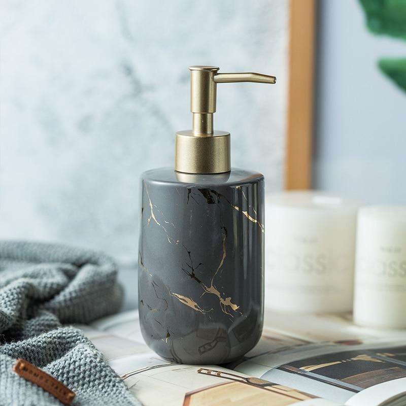 Shop Bathroom Accessories Gray Kamana Soap Dispenser Mademoiselle Home Decor