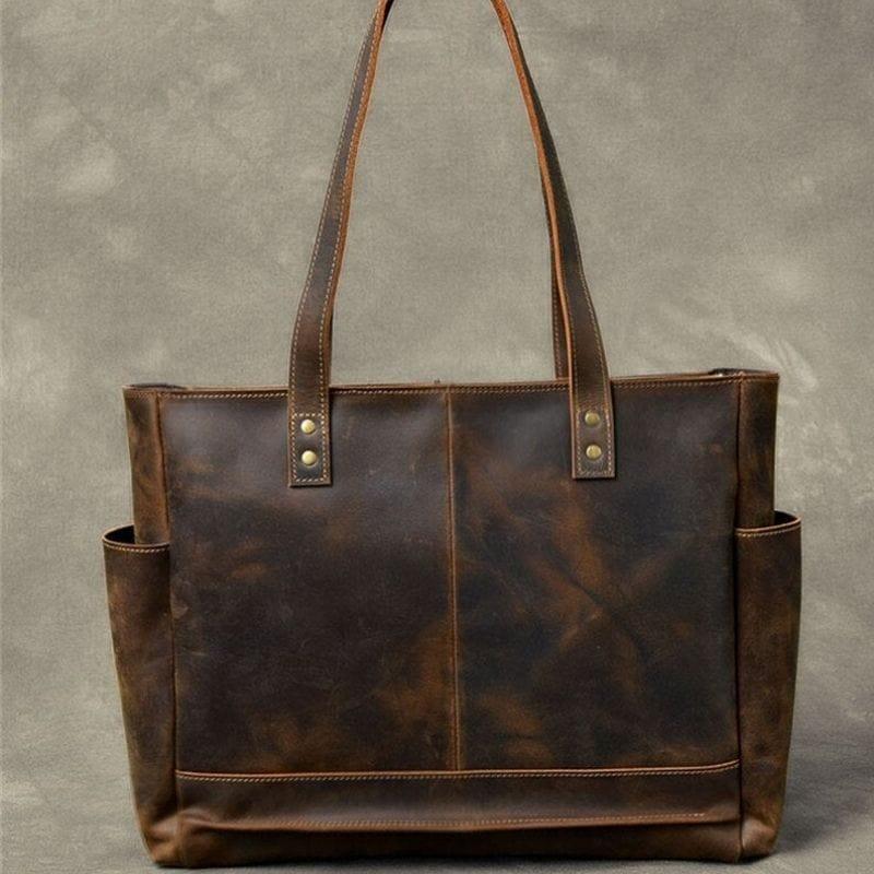 Shop 0 Brown Kamana Tote Bag Mademoiselle Home Decor