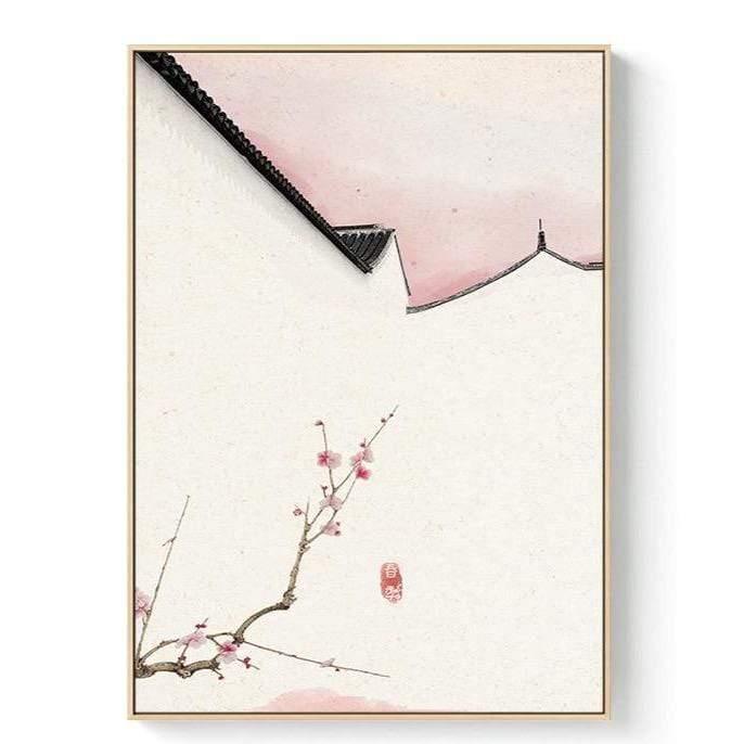 Shop 1704 45x60cm (No frame) / F Kansai Canvas Mademoiselle Home Decor