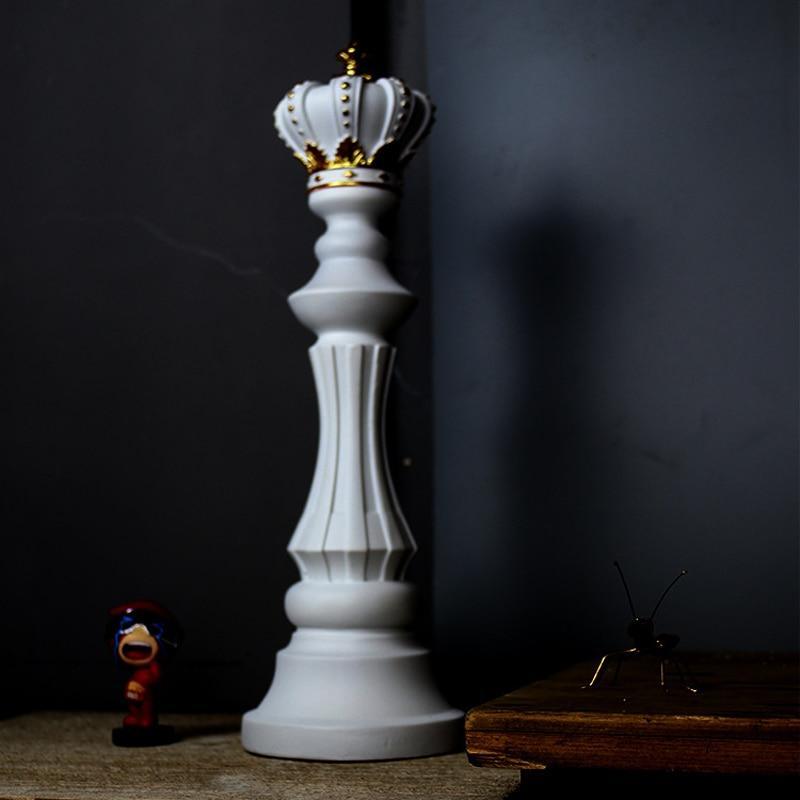 Shop 0 White King Kansai Chess Piece Mademoiselle Home Decor