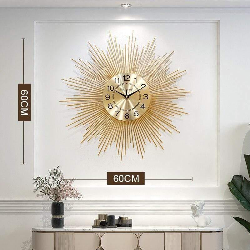 Shop 0 60x60cm style1 / 20 inch Large Simple Wall Clock Modern Design Creative Nordic Luxury Digital Wall Clock Living Room Reloj De Pared Home Decoration DG50W Mademoiselle Home Decor