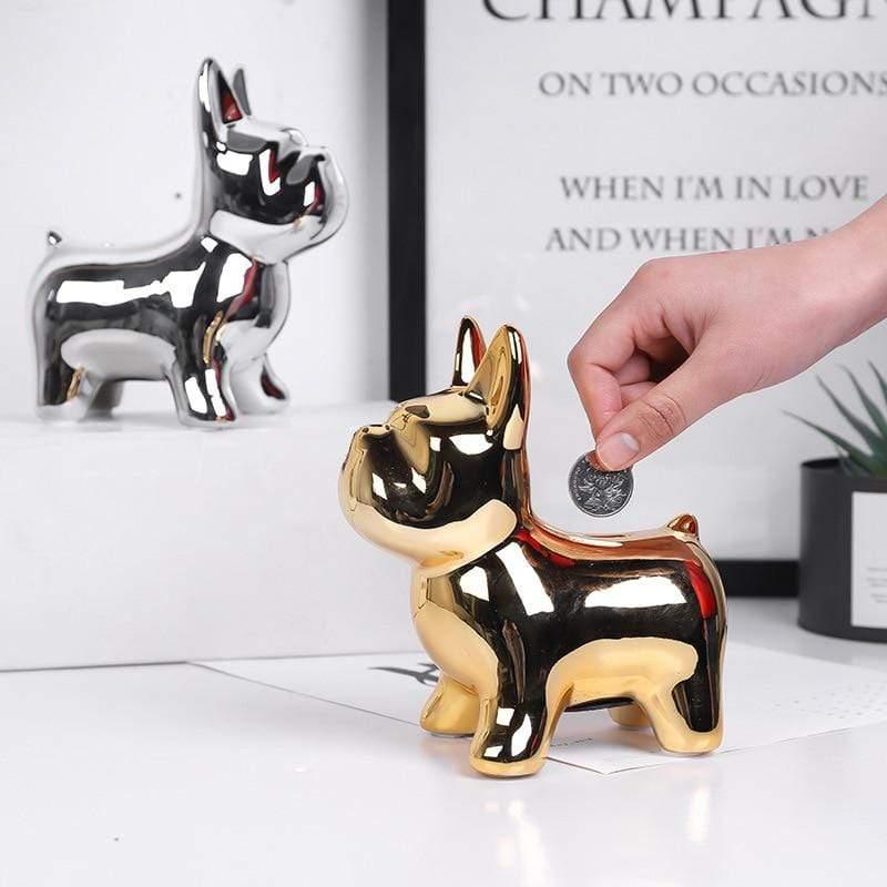 Shop 0 JIEME Modern Simple and Creative Small Golden Dog Ornaments Home Living Room Decoration Crafts Bedroom Animal Furnishings Mademoiselle Home Decor