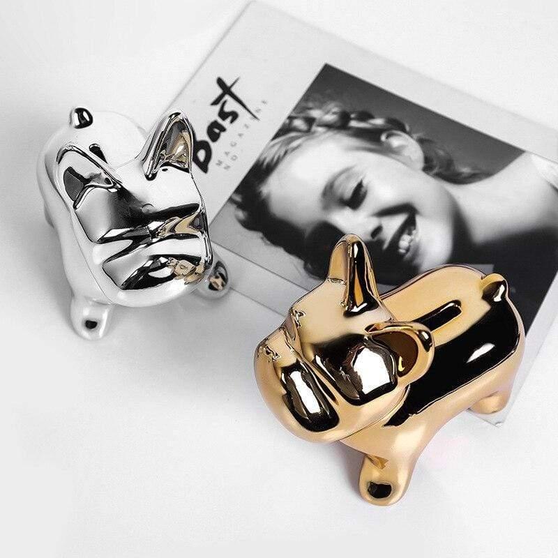 Shop 0 JIEME Modern Simple and Creative Small Golden Dog Ornaments Home Living Room Decoration Crafts Bedroom Animal Furnishings Mademoiselle Home Decor