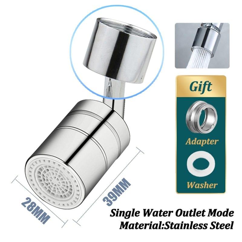 Shop 0 One Gears Silver Kasia Faucet Adapter Mademoiselle Home Decor