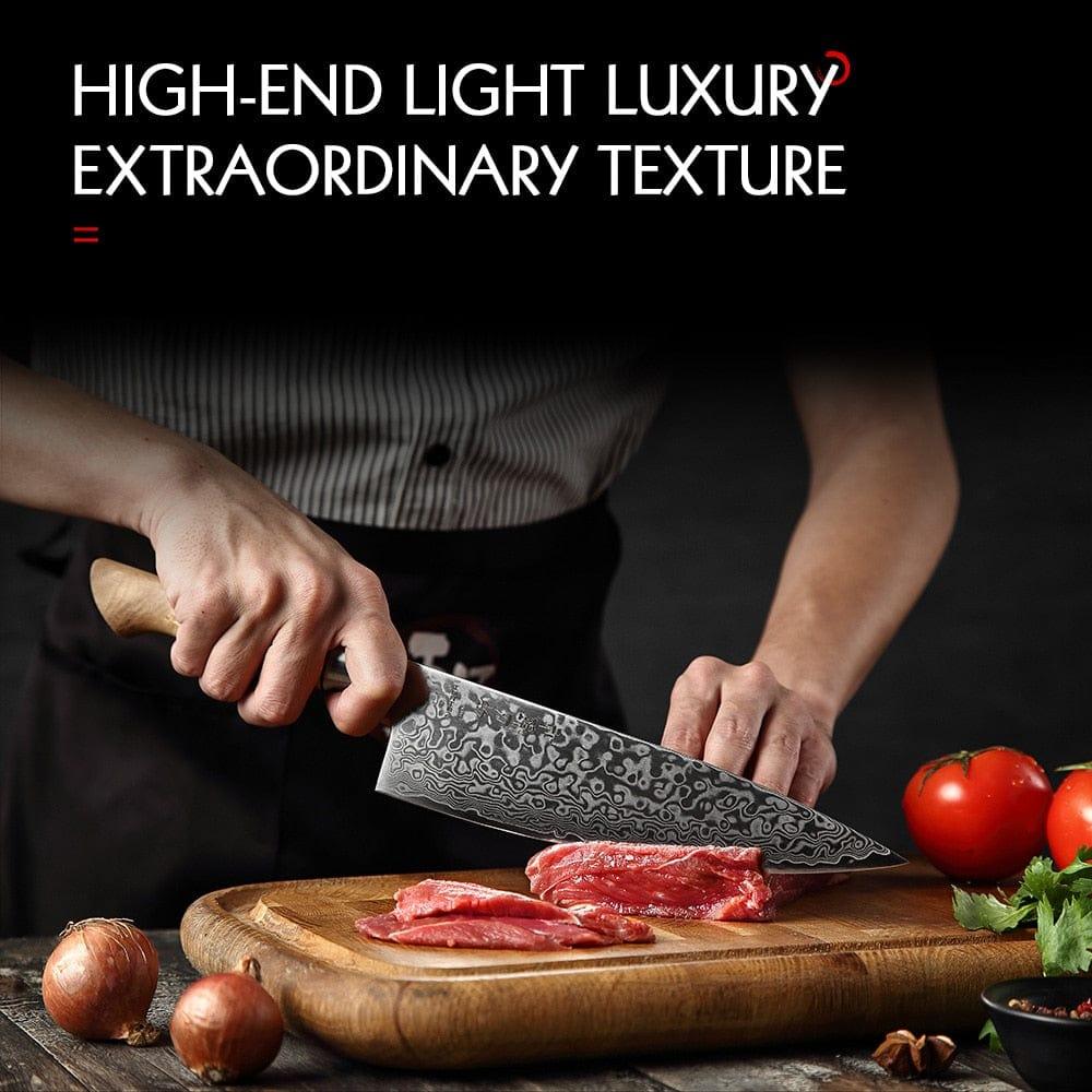 Shop 0 HEZHEN 8.3 Professional Chef Knife 67 Layers Damascus Steel Cook Tools Razor Sharp Japanese Core Blade Kitchen Accessories Mademoiselle Home Decor