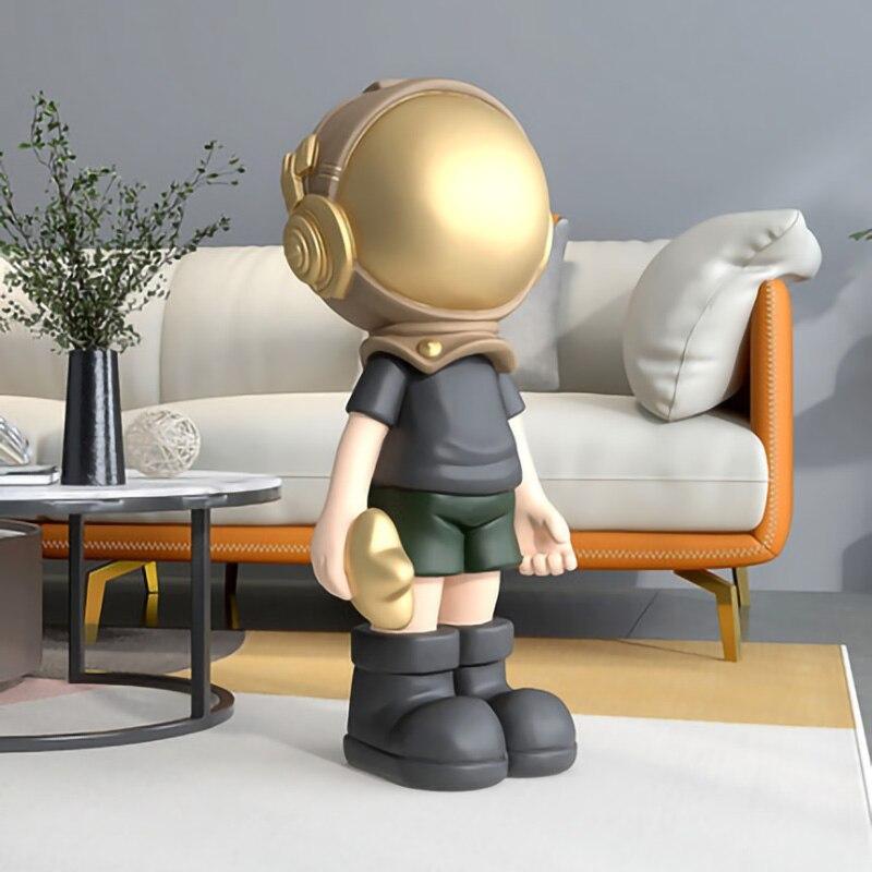 Shop 0 Matte Face A Nordic Style Home Decor Statue Cartoon Astronaut Figurine Sculpture Living Room Decorative Modern Large Arts Crafts Gifts Statue Mademoiselle Home Decor