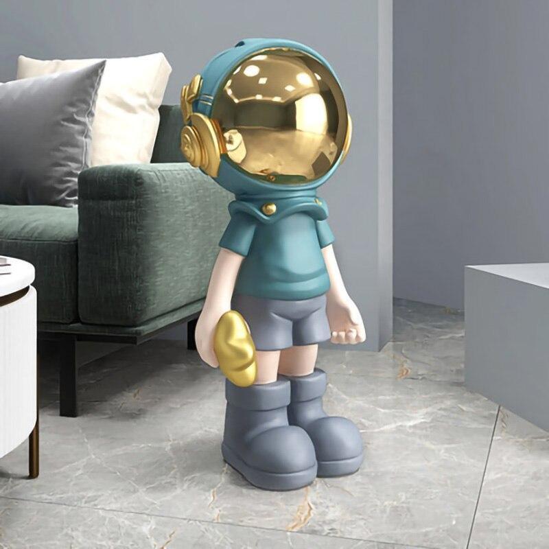 Shop 0 Shine Facial A Nordic Style Home Decor Statue Cartoon Astronaut Figurine Sculpture Living Room Decorative Modern Large Arts Crafts Gifts Statue Mademoiselle Home Decor