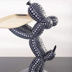 Shop 0 Yayoi Kusama Polka Dot Art Crafts Balloon Dog Sculpture Storage Tray Sculpture Plate Nordic Creative Home Decor Christmas Gift Mademoiselle Home Decor