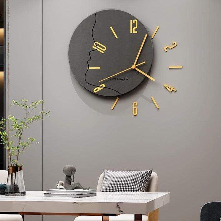 Shop 0 MEISD MDF Board Wooden Wall Clock Number Sticker Teenage Room Decoration DIY Watch for Home Interiors Horloge Grey Free Shipping Mademoiselle Home Decor