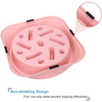 Shop 0 Pet Dog Slow Feeder Bowl Non Slip Puzzle Bowl Anti-Gulping Pet Slower Food Feeding Dishes Dog Bowl for Medium Small Dogs Puppy Mademoiselle Home Decor