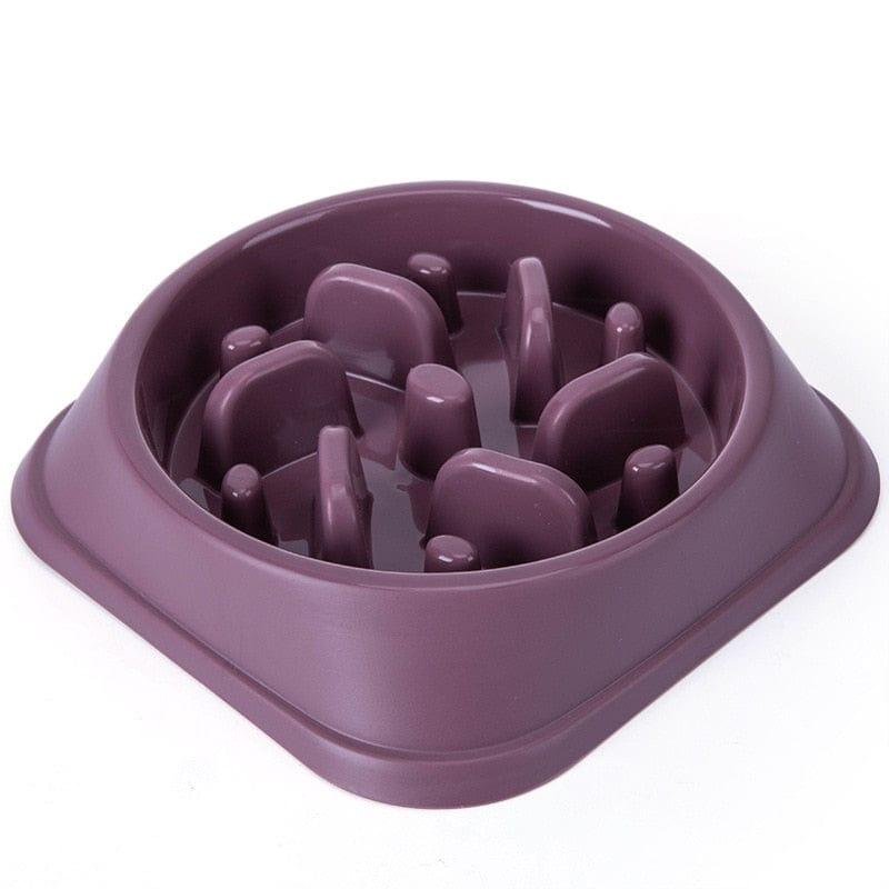 Shop 0 Purple Pet Dog Slow Feeder Bowl Non Slip Puzzle Bowl Anti-Gulping Pet Slower Food Feeding Dishes Dog Bowl for Medium Small Dogs Puppy Mademoiselle Home Decor