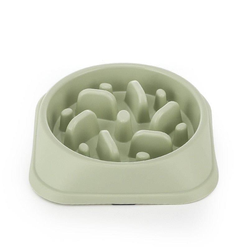 Shop 0 Green Pet Dog Slow Feeder Bowl Non Slip Puzzle Bowl Anti-Gulping Pet Slower Food Feeding Dishes Dog Bowl for Medium Small Dogs Puppy Mademoiselle Home Decor