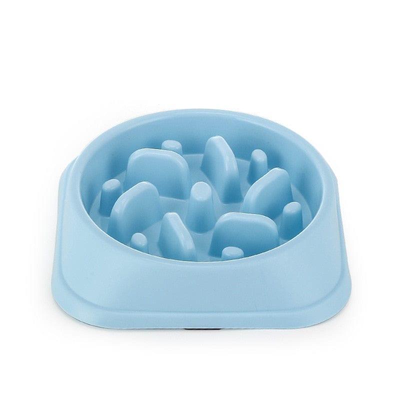 Shop 0 Sky Blue Pet Dog Slow Feeder Bowl Non Slip Puzzle Bowl Anti-Gulping Pet Slower Food Feeding Dishes Dog Bowl for Medium Small Dogs Puppy Mademoiselle Home Decor