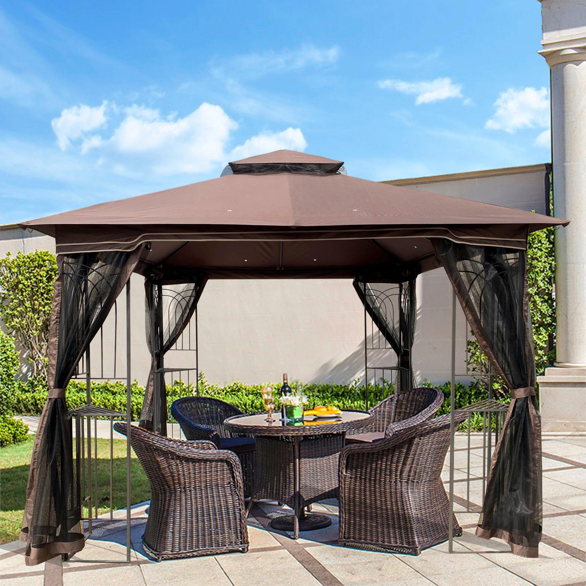 Shop Kirkjufell Patio Gazebo Canopy Tent Mademoiselle Home Decor