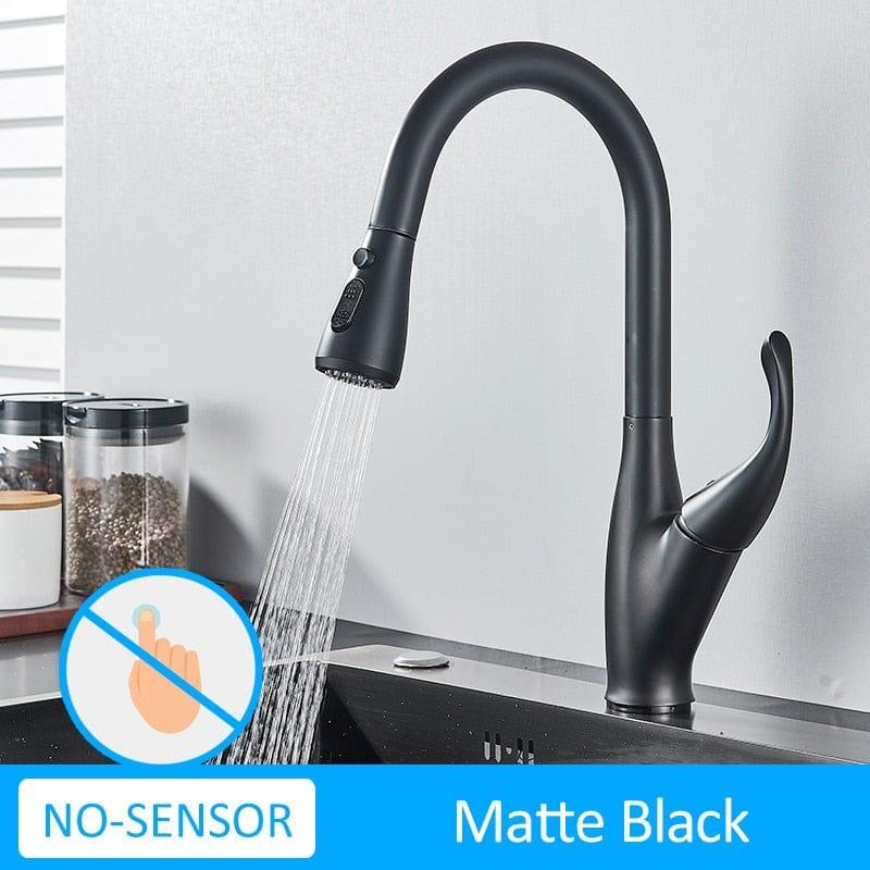 Shop 0 No-Sen-Matte Black / China Matte Black Touch Sensor Kitchen Faucets Sensitive Smart Touch Control Faucet Mixer Tap Touch Control Smart Kitchen Sink Taps Mademoiselle Home Decor