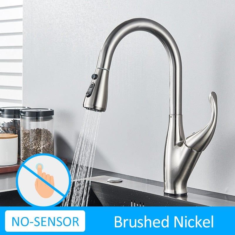 Shop 0 No-Sen-Brush Nickel Klaus Sensor Faucet Mademoiselle Home Decor