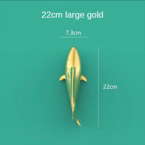 Shop 0 Large gold fish 3D Three-dimensional Wall Decoration European Electroplating Fish Living Room Dining Room Background Wall Decoration Room Decor Mademoiselle Home Decor