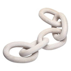 Shop 0 White / Australia Narural Color Wood Chain Link Decoration Hand Carved Decorative Wood Chain Farmhouse Ornaments Boho Living Room Bedroom Decor Mademoiselle Home Decor