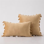 Shop 40507 1 piece 45x45cm / khaki Kyra Cushion Cover Mademoiselle Home Decor