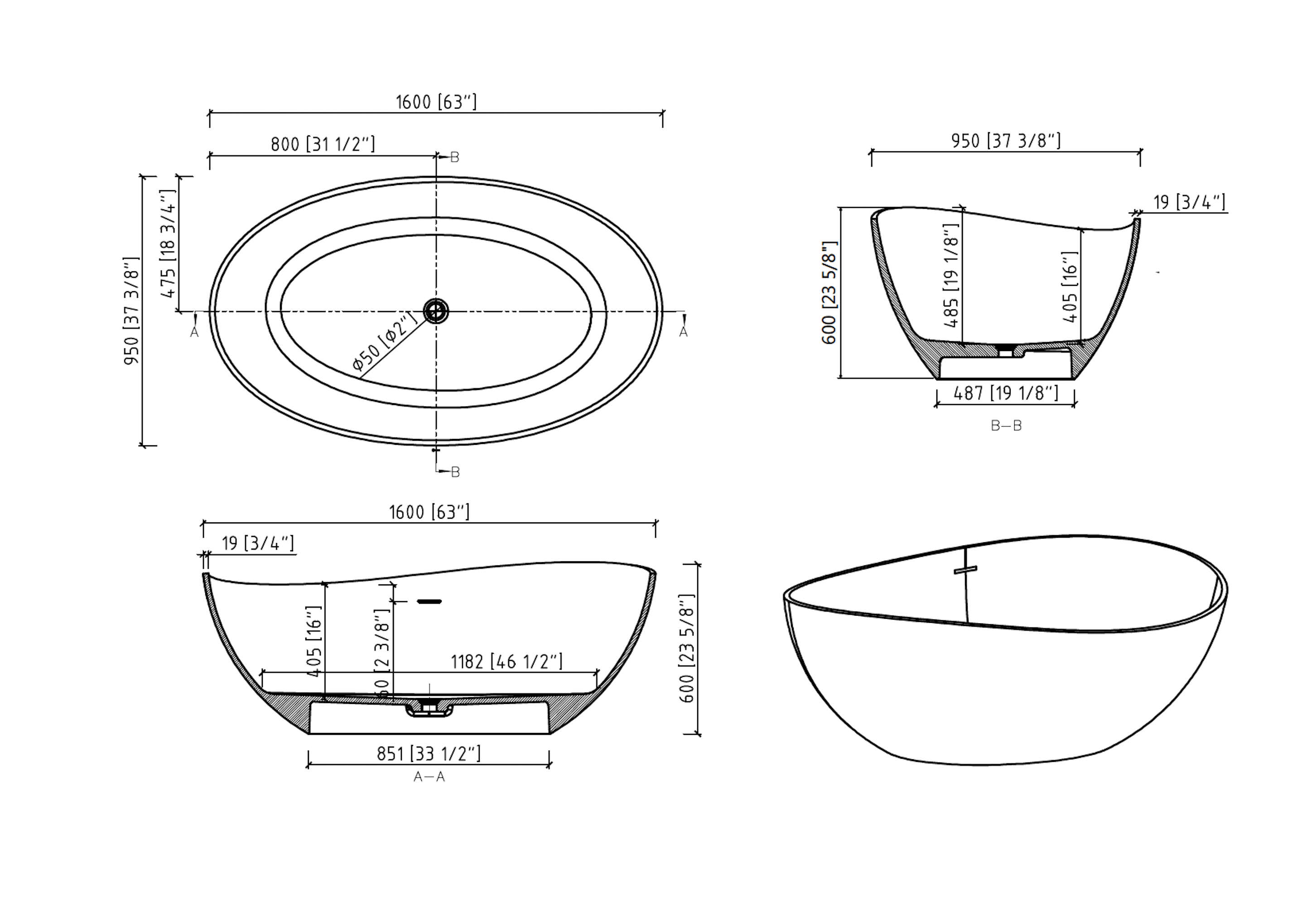 Shop Laconicum Bathtub Mademoiselle Home Decor