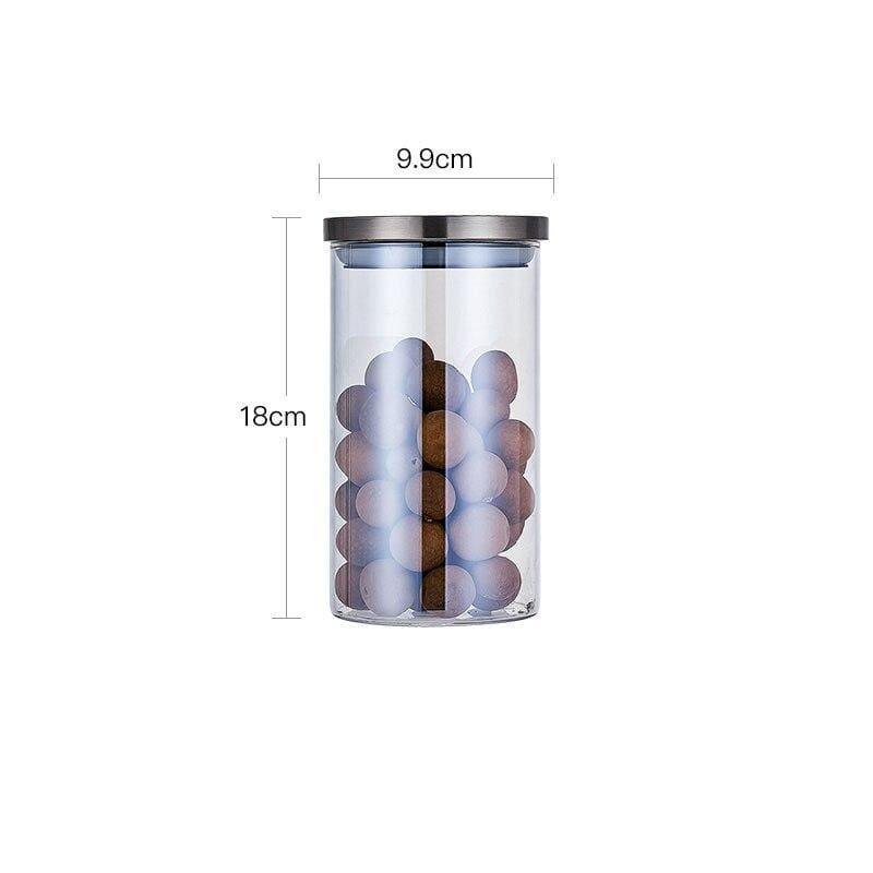 Shop 0 Silver-1000ml Lalibella Storage Jars Mademoiselle Home Decor