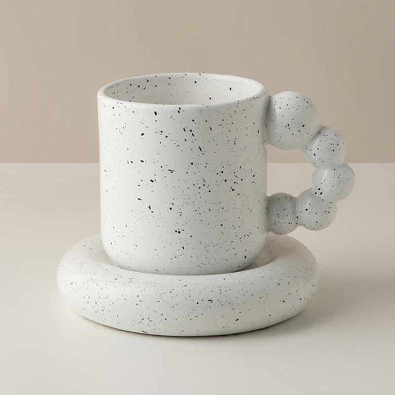 Shop 100003290 White Larissa Mug Mademoiselle Home Decor