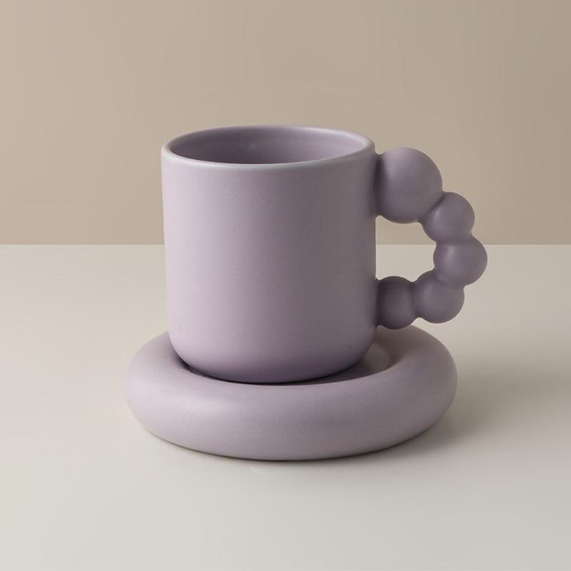 Shop 100003290 Purple Larissa Mug Mademoiselle Home Decor
