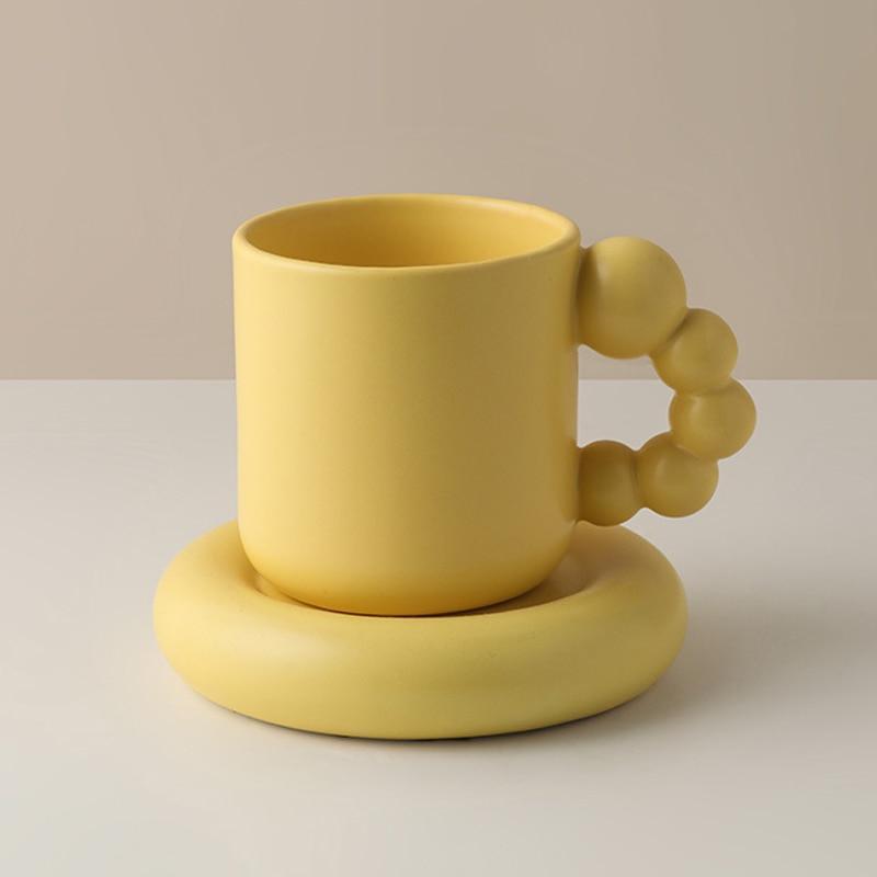 Shop 100003290 Yellow Larissa Mug Mademoiselle Home Decor