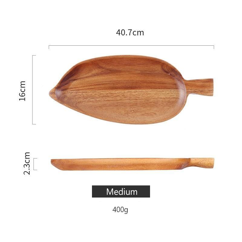 Shop 127838004 Medium Leaf Tray Mademoiselle Home Decor