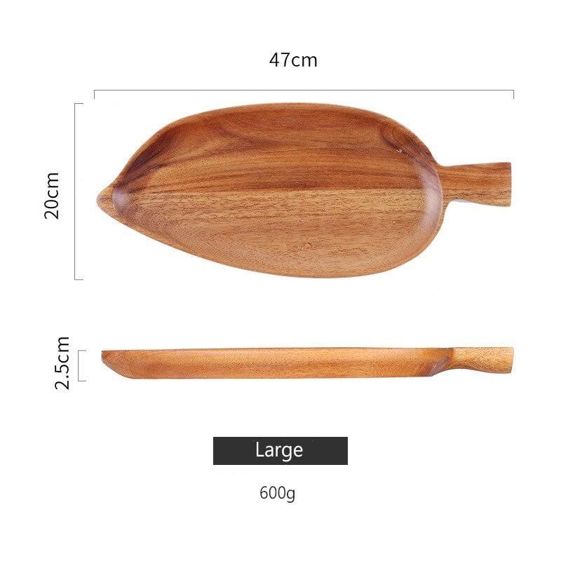 Shop 127838004 Large Leaf Tray Mademoiselle Home Decor