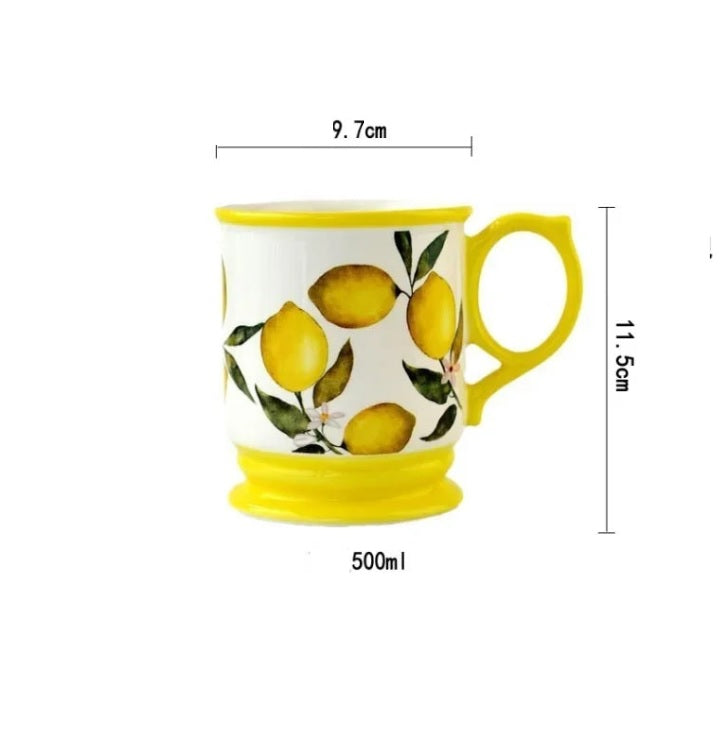 Lemon Mug Set