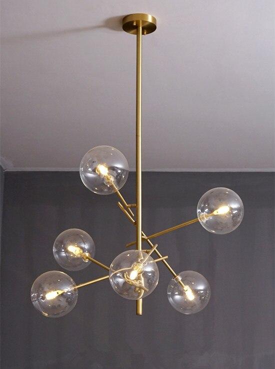Shop 200001064 6 heads / 20 cm Levin Glass Lighting Mademoiselle Home Decor
