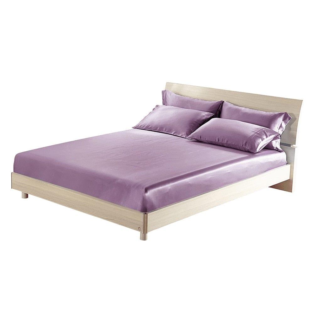 Shop 0 Lavender / 90x200cm deep 25cm Lilibeth Fitted Sheet Mademoiselle Home Decor