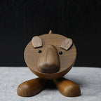 Shop 0 Home Decor Small furniture wooden ornaments Scandinavian lion crafts large tail wooden small squirrel crafts gifts wooden gifts Mademoiselle Home Decor