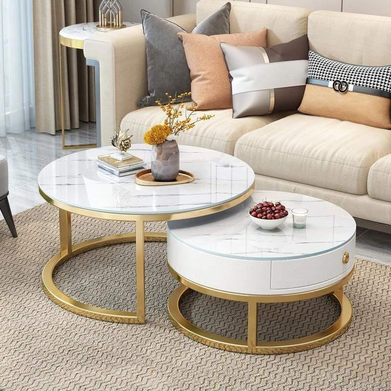 Shop 0 white/ gold Lofoten Table Mademoiselle Home Decor