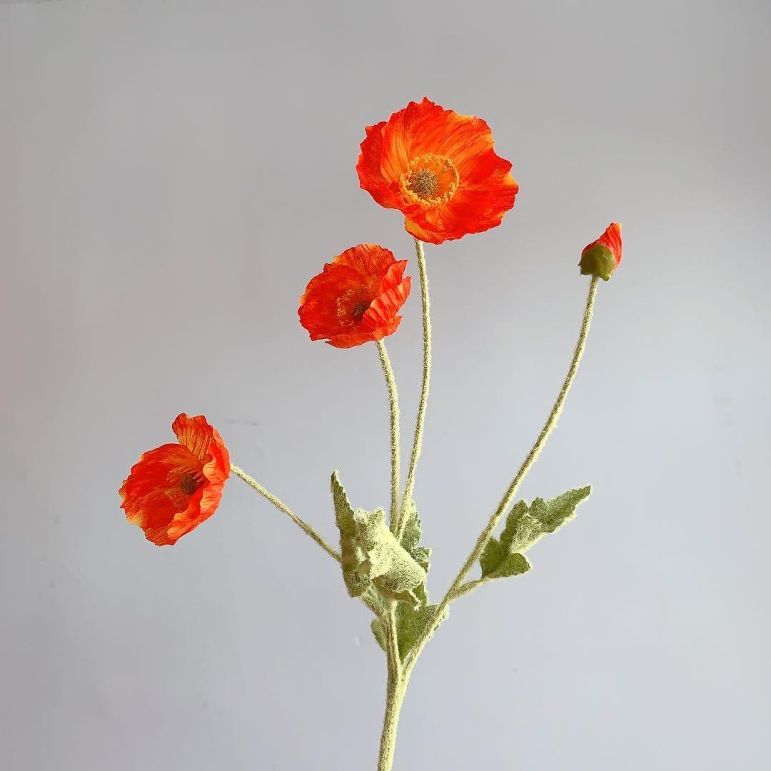 Shop 0 Red Orange Lolita Artificial Flowers Mademoiselle Home Decor