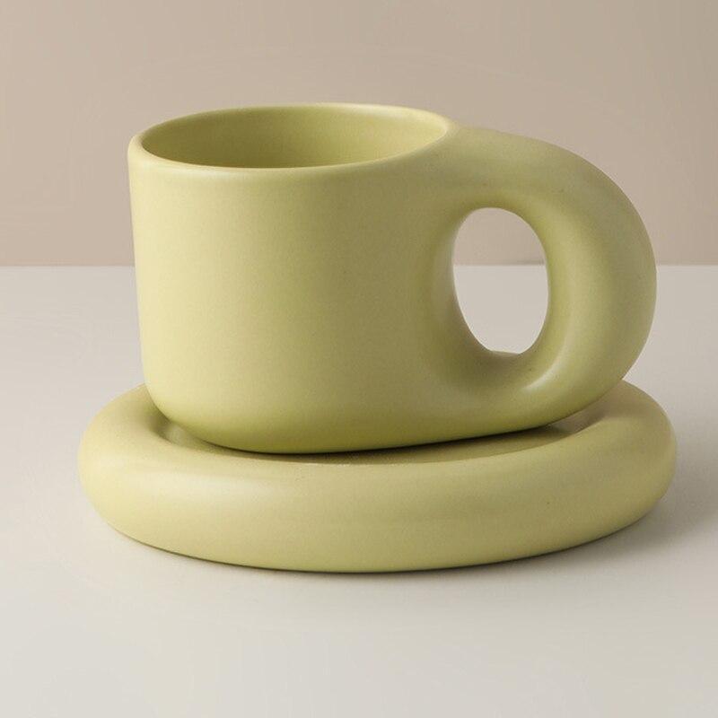 Shop 100003289 Green Lucille Mug Mademoiselle Home Decor