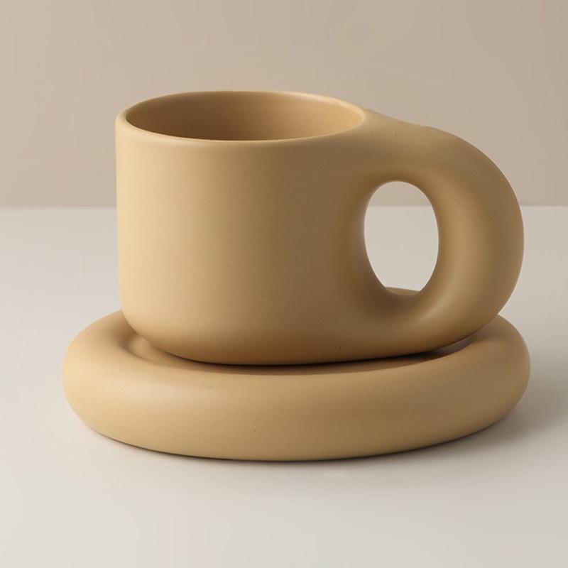 Shop 100003289 Brown Lucille Mug Mademoiselle Home Decor
