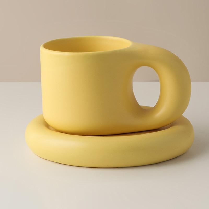 Shop 100003289 Yellow Lucille Mug Mademoiselle Home Decor