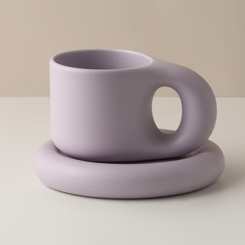 Shop 100003289 Purple Lucille Mug Mademoiselle Home Decor