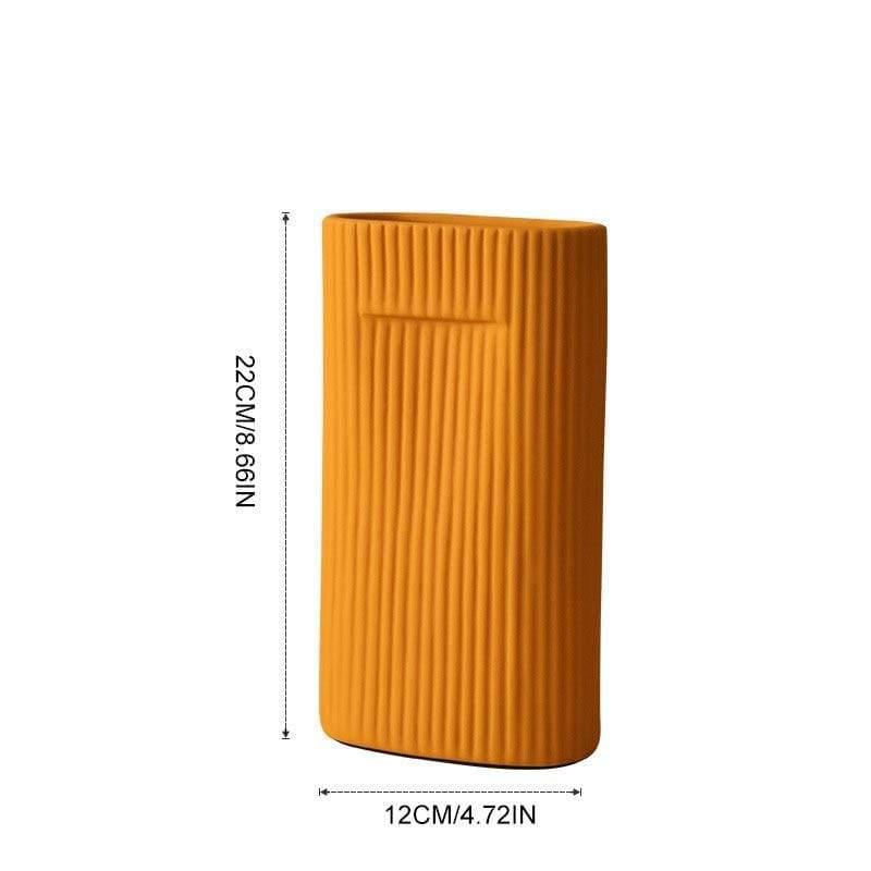 Shop 200001438 Yellow Lucy Vases Mademoiselle Home Decor